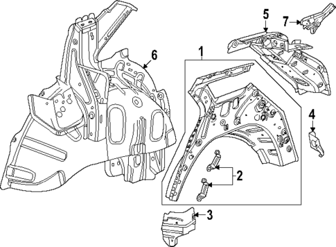 Inner Structure for 2025 Acura ZDX #0