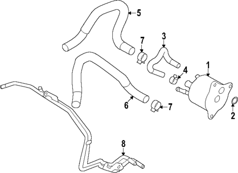 Trans Oil Cooler for 2024 Subaru Crosstrek #0