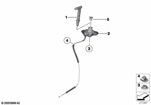 Transmission Emergency Release for 2010 BMW 750i #0