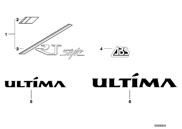 51142315052 - : Badge for BMW-Motorrad Image