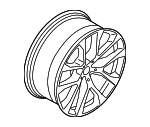 36116883757 - Suspension: Wheel, Alloy for BMW: X5, X6 Image