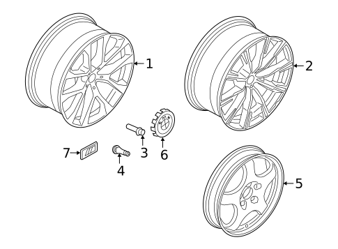 Wheels for 2025 BMW X5 #2