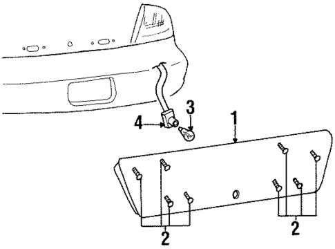 Backup Lamps for 1998 Chevrolet Monte Carlo #0