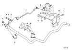 37121138408 - Rear Axle: Rod for BMW Image