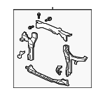 60400T1WA10ZZ - : 2012-2016 Honda CR-V - Bulkhead Front for Honda: CR-V Image