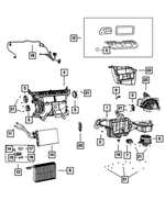 68160172AA - Air Conditioners and Heaters: Evaporator Plate for Chrysler: 300 | Dodge: Challenger, Charger Image