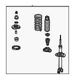 52620TK5A04 - : Strut Assembly for Acura: TL Image