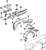 41131972954 - : Tow Hook for BMW: 318i, 318is, 325, 325i, 325is, 325iX Image