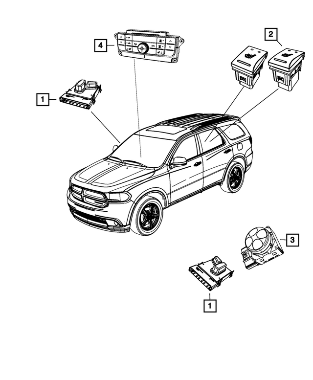 68088062AR - Electrical: A/c And Heater Control for Mopar Image image