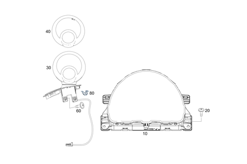 Instrument Cluster for 2009 Smart Fortwo #0