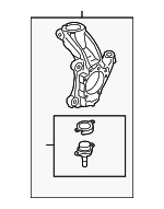 MEF3677 - Suspension: Motorcraftâ„¢ Knuckle for Ford Image