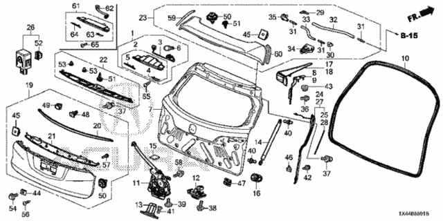Tailgate (Power) for 2014 Acura RDX #0