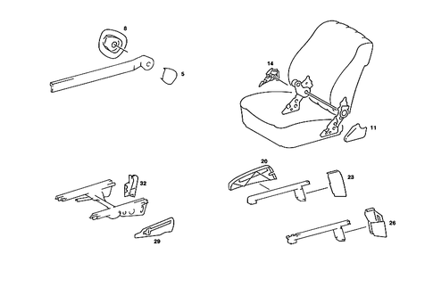 Coverings for 1984 Mercedes-Benz 380SE #2