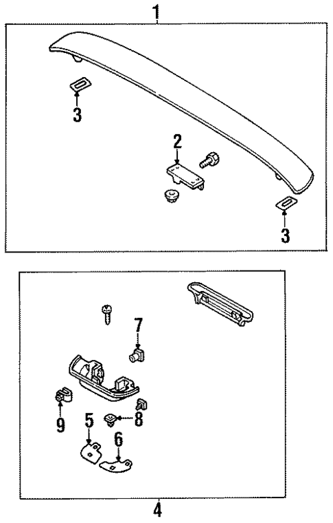 Spoiler for 1993 Ford Escort #0