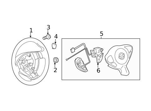 Steering Wheel & Trim for 2015 Nissan Juke #0