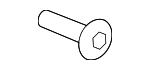 MU240050 - Body: Door Trim Panel Screw for Mitsubishi Image