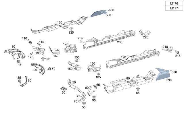 4634920176 - Exhaust System: Window for Mercedes-Benz Image image