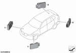 66325A84D00 - : Radar Sensor, Close Range for BMW Image