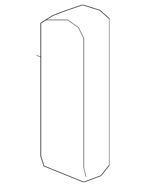 8W0810949 - Body: Body A-Pillar Spacer for Audi Image
