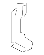 8W0803088 - Body: Aperture Panel Plate for Audi: A4, A4 allroad, A4 Quattro, S4 Image