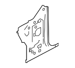 8W0802125A - Body: Inner Hinge Pillar for Audi: A4, A4 allroad, A4 Quattro, A5 Sportback, RS5 Sportback, S4, S5 Sportback Image