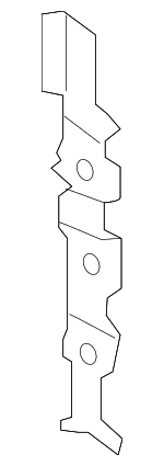 8W0809075A - Body: Aperture Panel Bracket for Audi: A4, A4 allroad, A4 Quattro, S4 Image