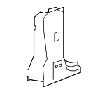 8W0809055 - Body: Lower Pillar for Audi: A4, A4 allroad, A4 Quattro, S4 Image