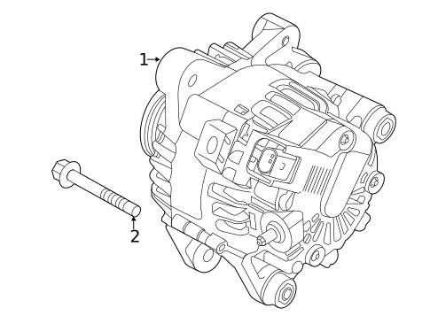 Alternator for 2020 Hyundai Sonata #1