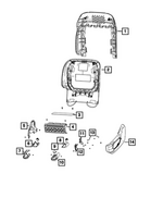 7KE19TX7AA - : Seat Adjuster Shield for Mopar Image
