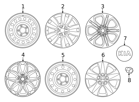 Wheels for 2016 Kia Forte5 #0