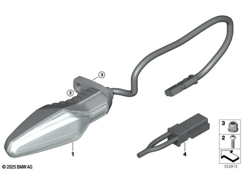 Turn Signals, Rear for 2026 BMW-Motorrad F 450 GS #0