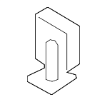 8W0802503A - Body: Inner Rail Bracket for Audi: A4, A4 allroad, A4 Quattro, A5 Quattro, A5 Sportback, RS5, RS5 Sportback, S4, S5, S5 Sportback Image