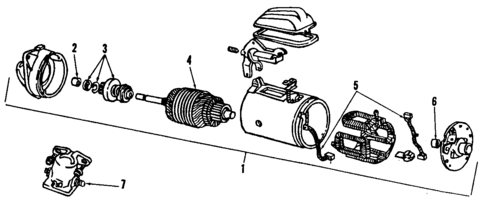 Starter for 1993 Lincoln Mark VIII #0