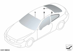 51317227337 - Vehicle Trim: Green Windshield for BMW Image