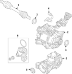 36003968 - Universals &amp; Rear Axle: Carrier for Volvo: V60 Image