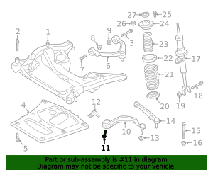 33-31-6-767-586 - Ft Lower Control Arm Bolt 2009-2026 BMW ...