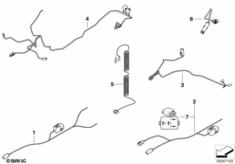 Auxiliary Cable for 2012 BMW-Motorrad R 1200 RT #1