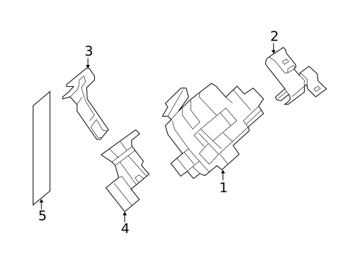 Fuse & Relay for 2020 Nissan Pathfinder #2