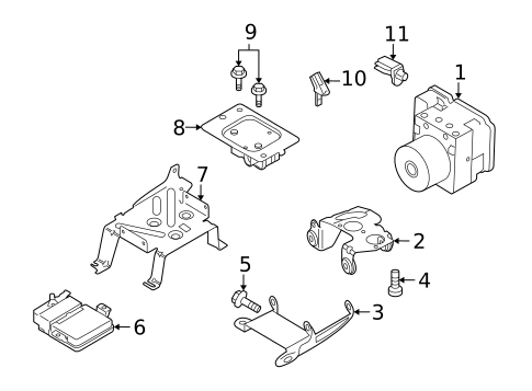 ABS Components for 2009 Volvo V70 #0