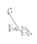 4766864AD - : Rear Suspension Stabilizer Bar for Mopar Image