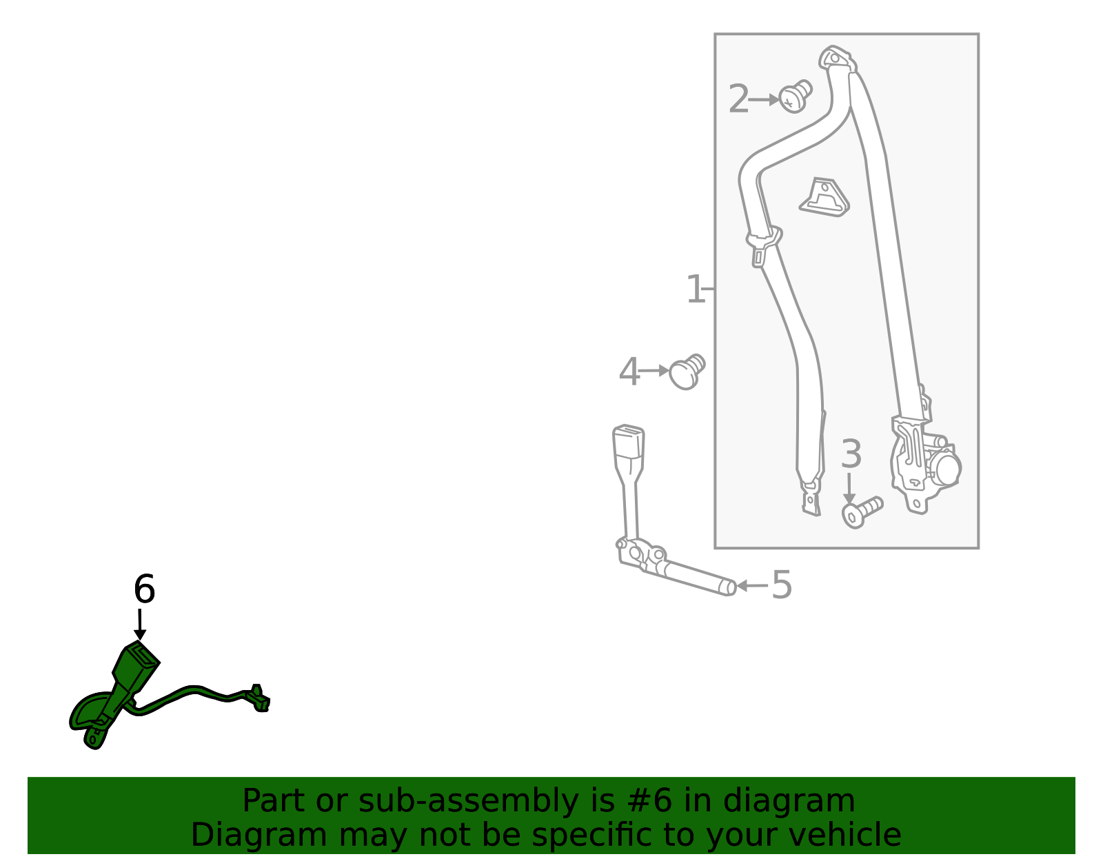 85652156 - High-Quality Buckle End for 2017-2024 GM | AutoNation Parts