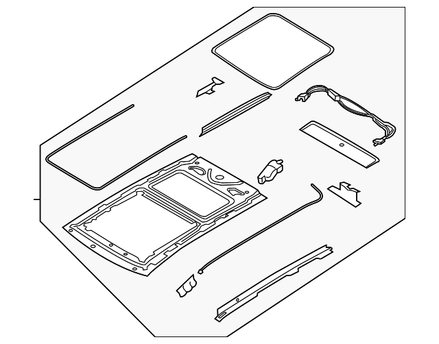 2019-2024 Ford Edge Sunroof Frame KT4Z-5850056-B | OEM Parts Online