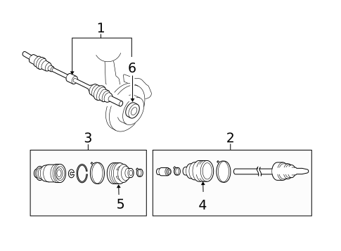 Drive Axles for 2006 Mazda 6 #0
