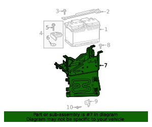 2024-2026 GM Battery Tray 85578719 GM | GMPartsDirect.com