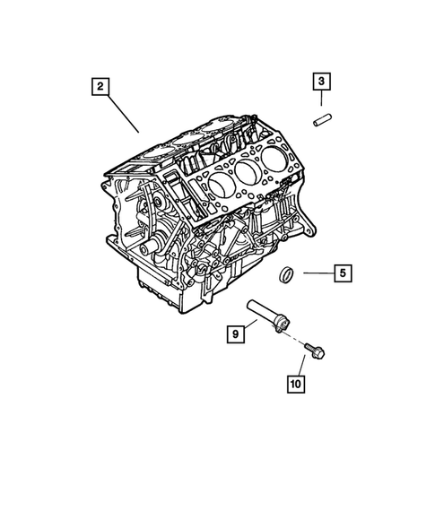 Cylinder Block for 2006 Chrysler 300 #0