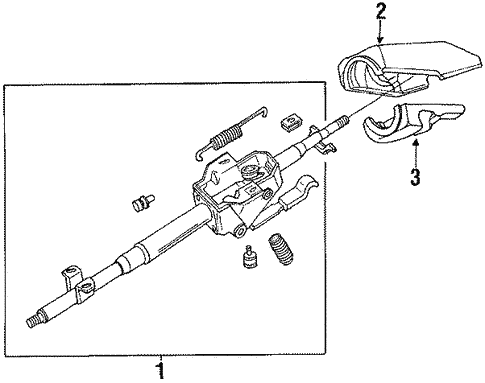 Steering Column & Wheel for 1991 Mazda RX-7 | Mazda Swag