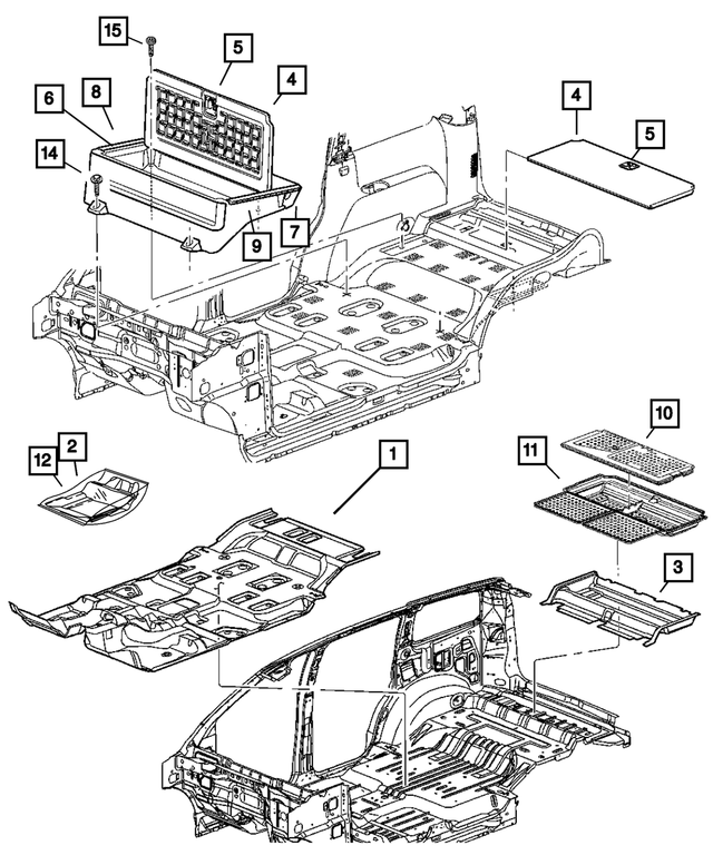 5KQ13XDHAC - Interior Trim: Floor Carpet for Mopar Image image