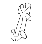 51178151955 - Body: Fuel Door Hinge for BMW: 318ti, 323Ci, 323i, 325Ci, 325i, 325xi, 328i, 330Ci, 330i, 330xi, M3 Image