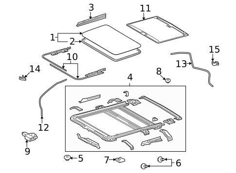 Sunroof for 2009 Lexus LX570 #0