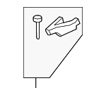 15935338 - Body: Hinge for Chevrolet: Corvette | Pontiac: Solstice | Saturn: Sky Image